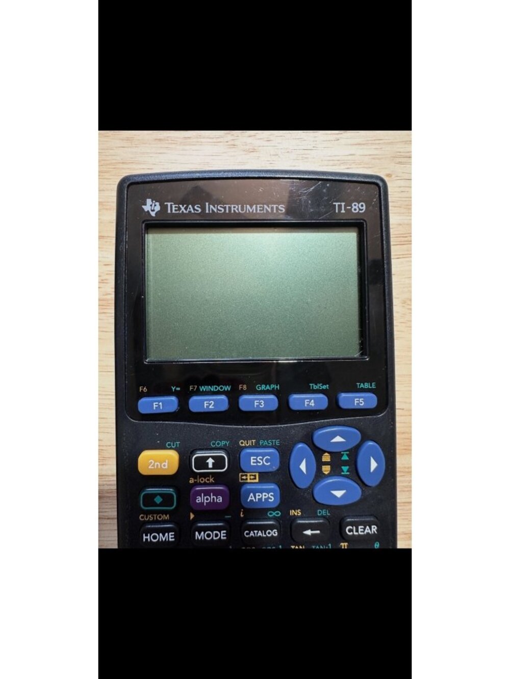 Texas Instruments TI-89 Graphing Calculator With Cover - Tested & Working - Picture 4 of 8